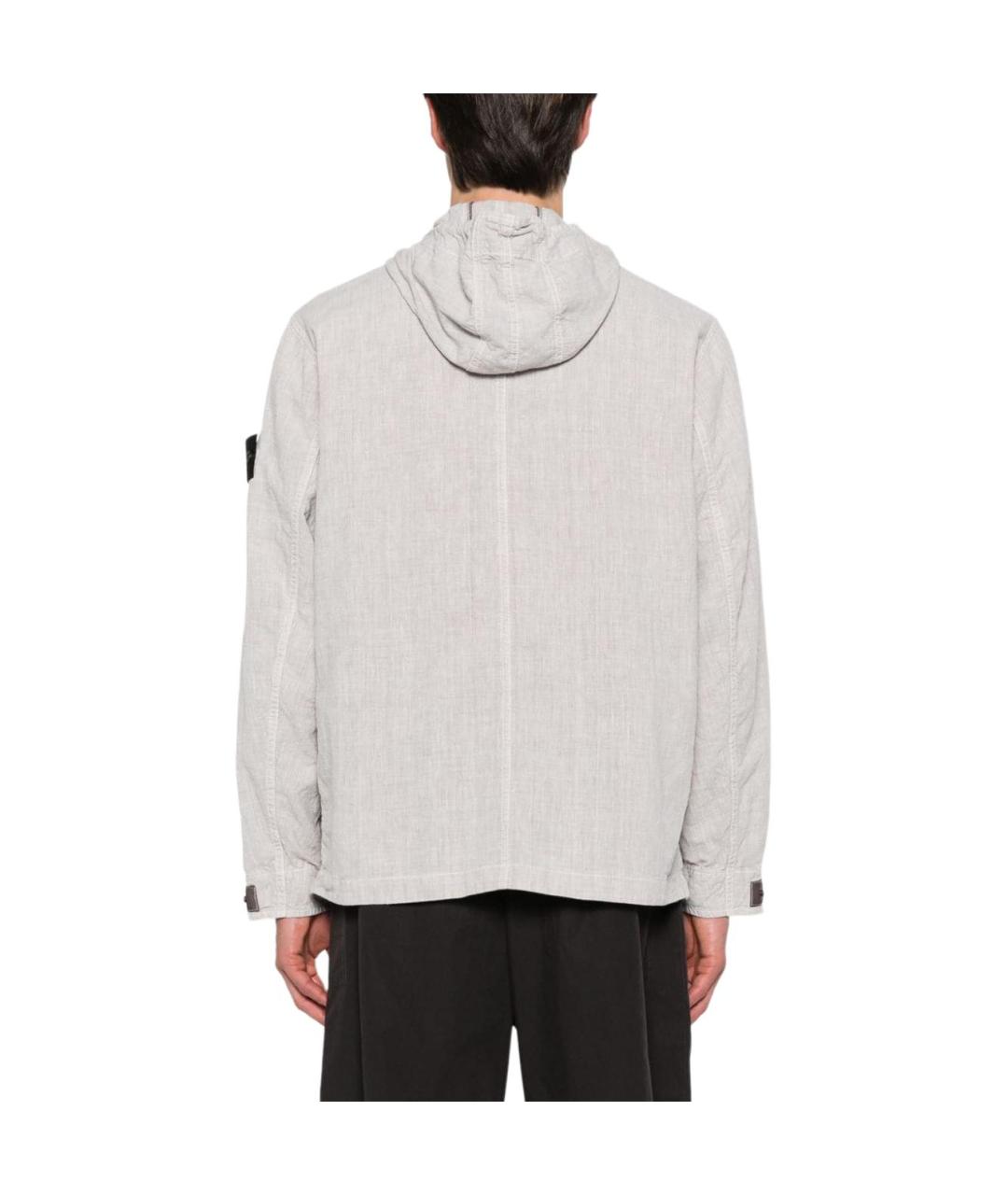 STONE ISLAND Серая куртка, фото 4
