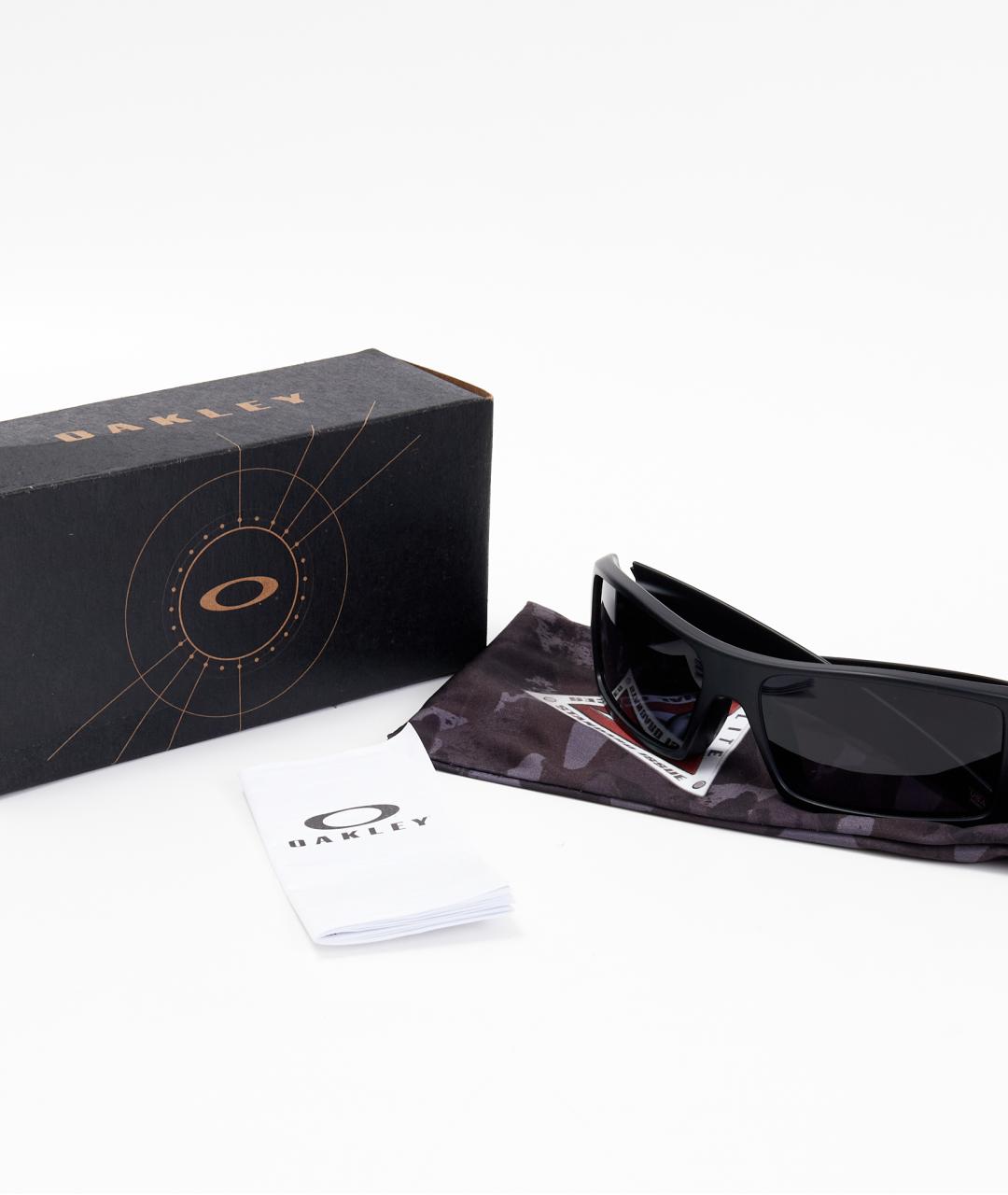 OAKLEY Черные пластиковые солнцезащитные очки, фото 5