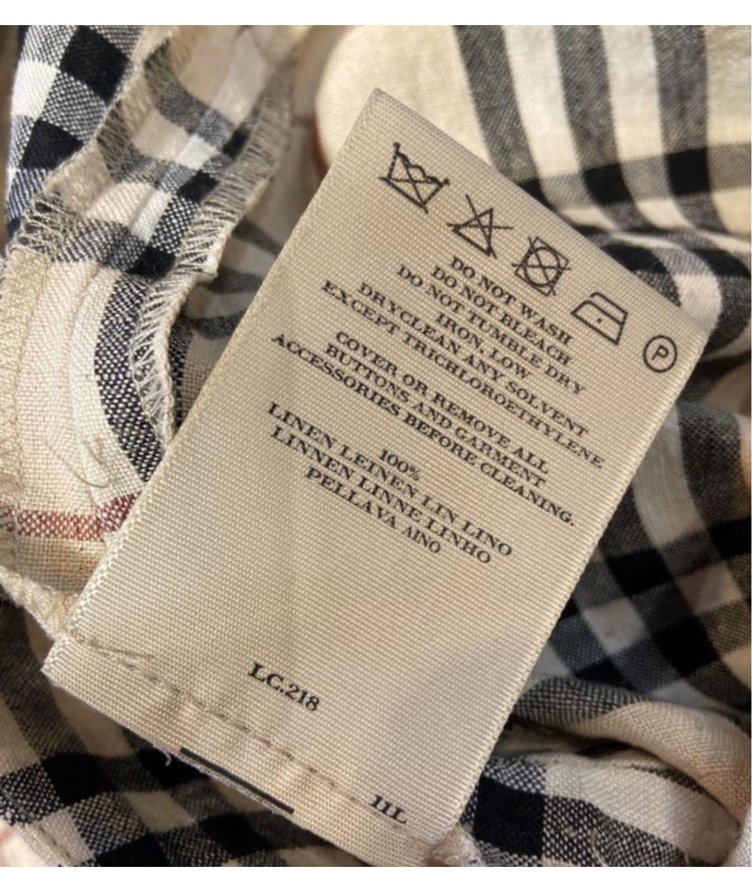 BURBERRY Бежевые хлопковые шорты, фото 5