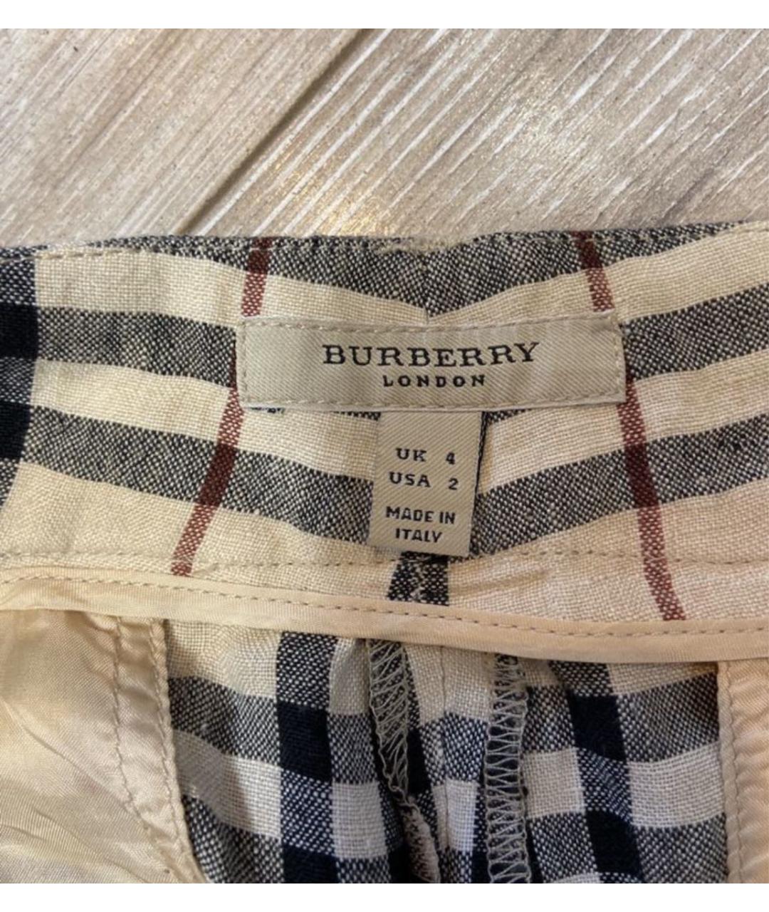 BURBERRY Бежевые хлопковые шорты, фото 7