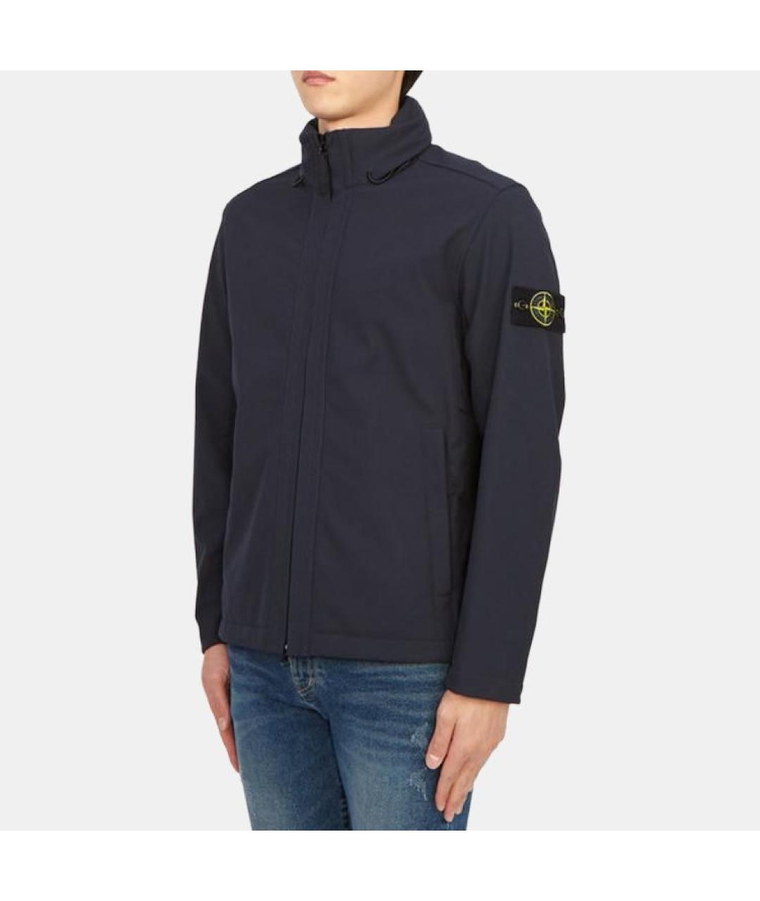 STONE ISLAND Синяя куртка, фото 4