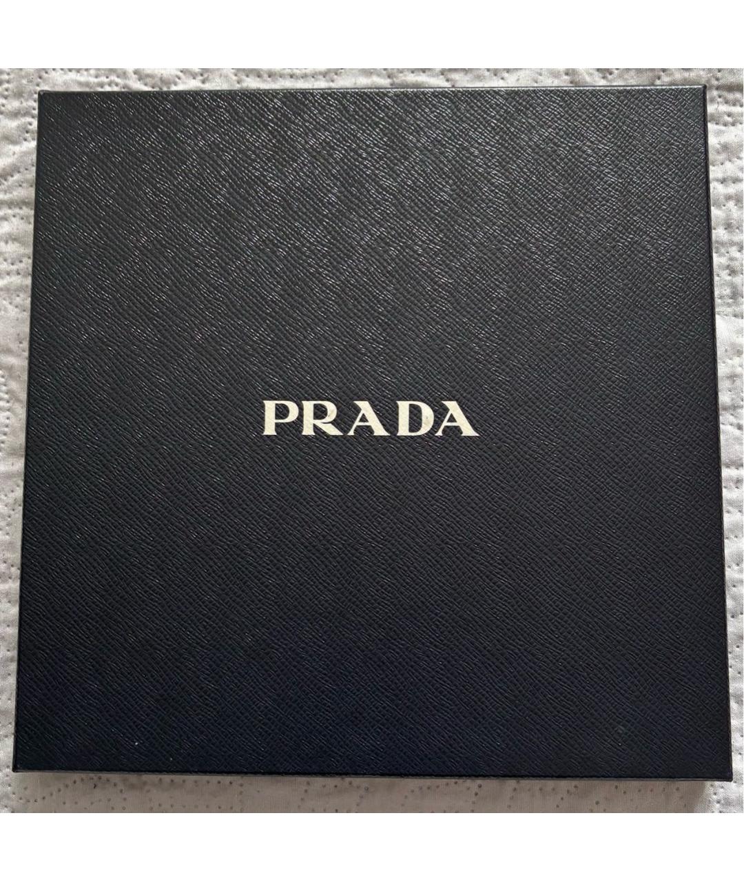 PRADA Коралловый шелковый платок, фото 4