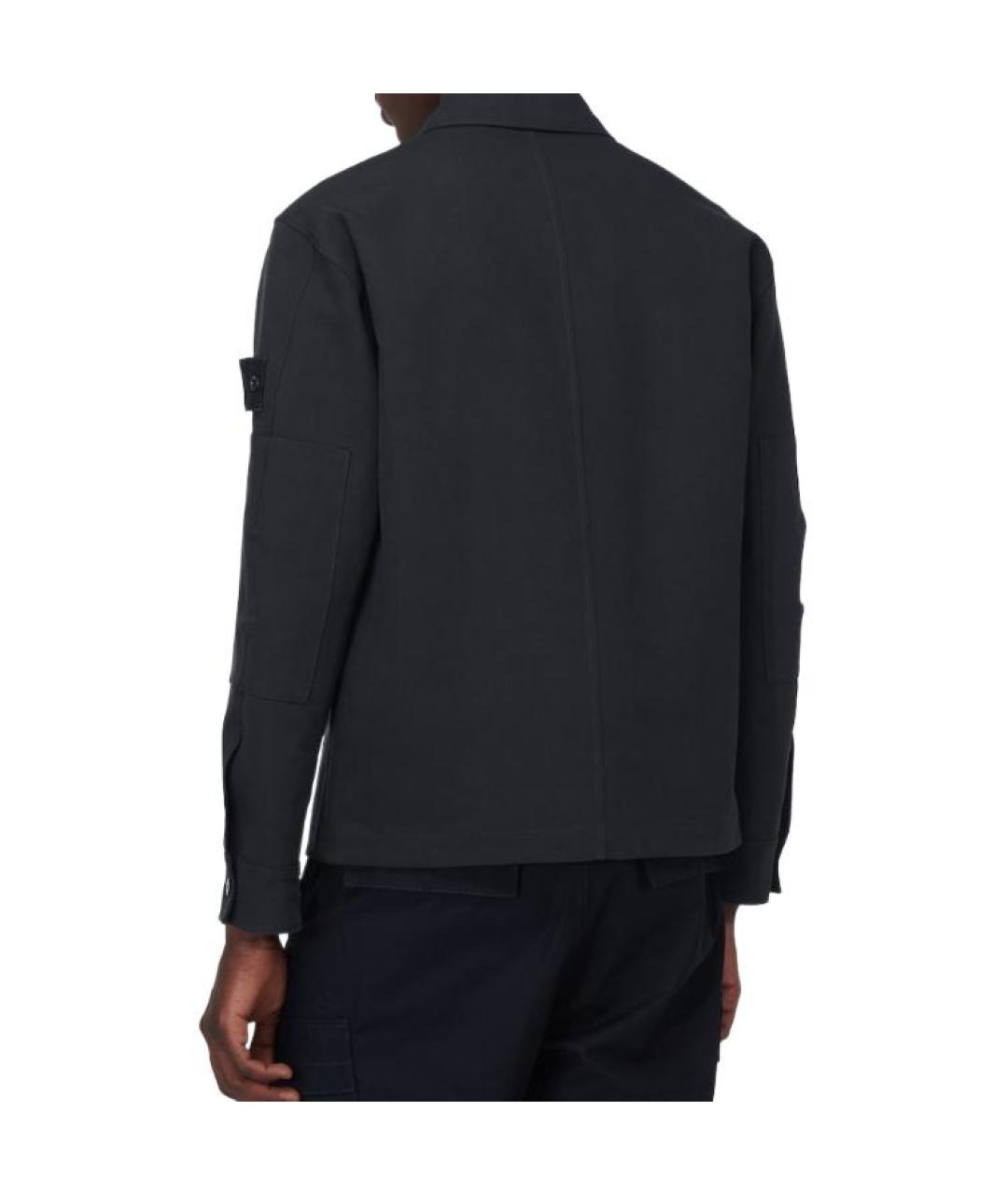 STONE ISLAND Черная куртка, фото 4