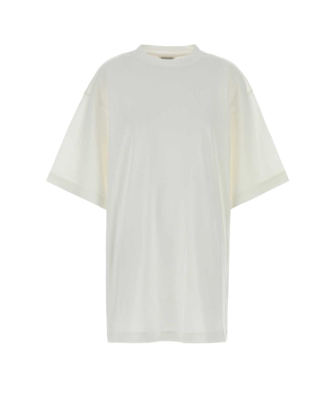 BOTTEGA VENETA Белая хлопковая футболка, фото 1