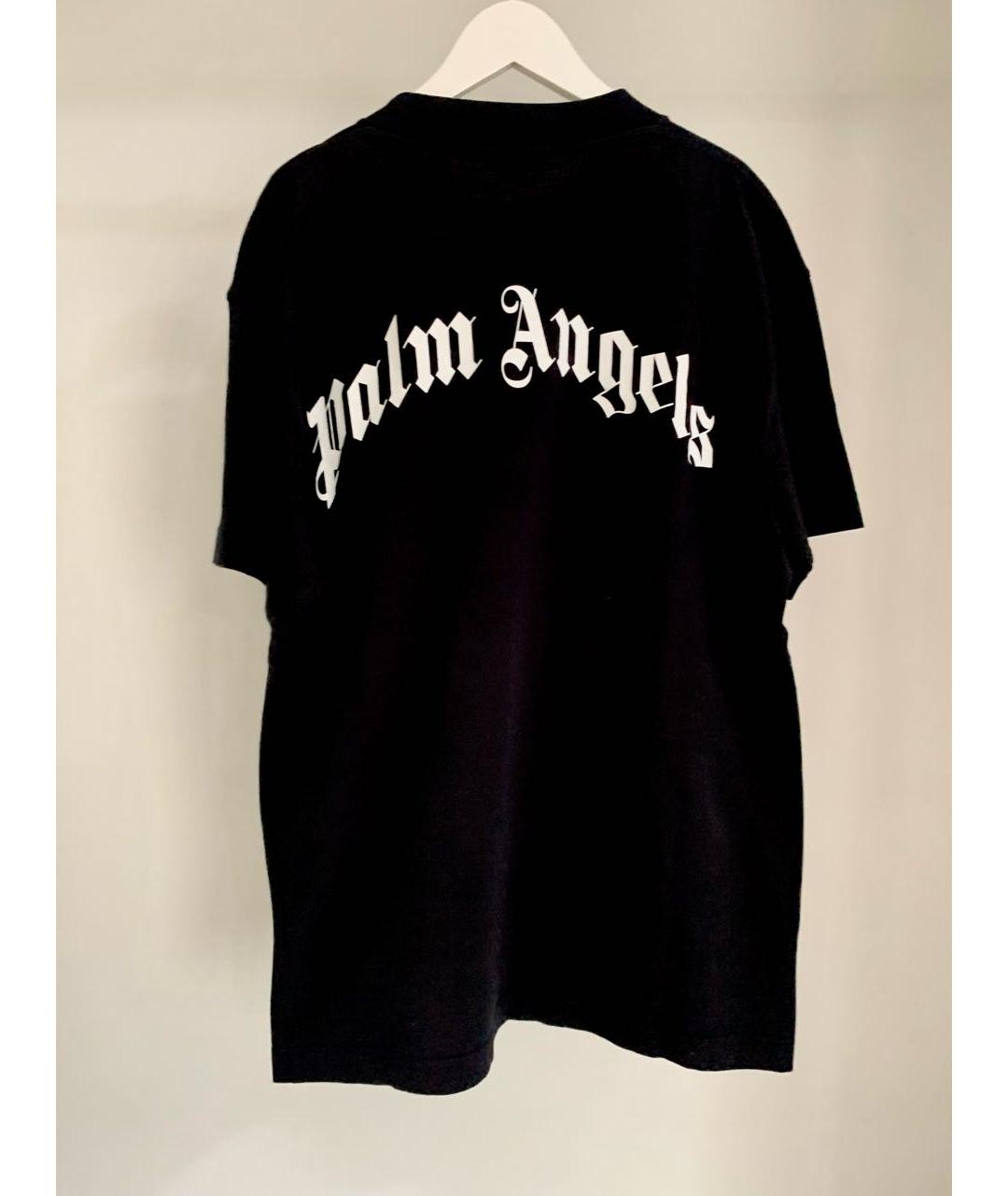 MONCLER Черная хлопковая футболка, фото 2