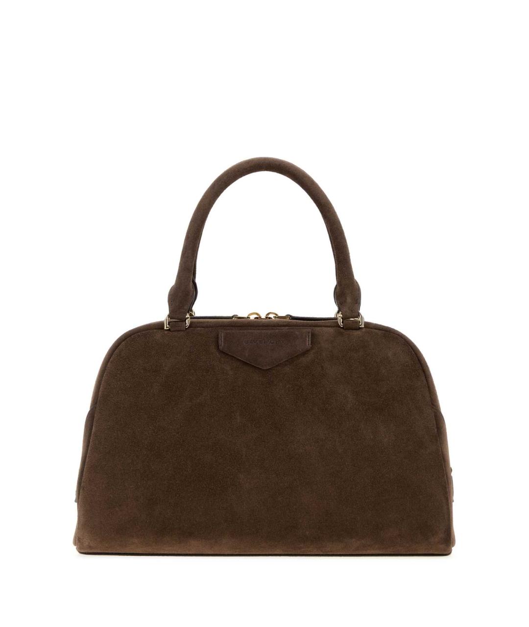 GIVENCHY Коричневая замшевая сумка тоут, фото 1