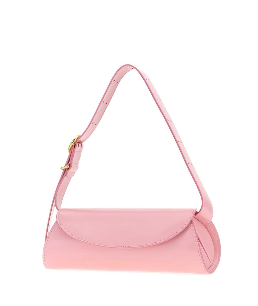 JIL SANDER Розовая кожаная сумка через плечо, фото 2