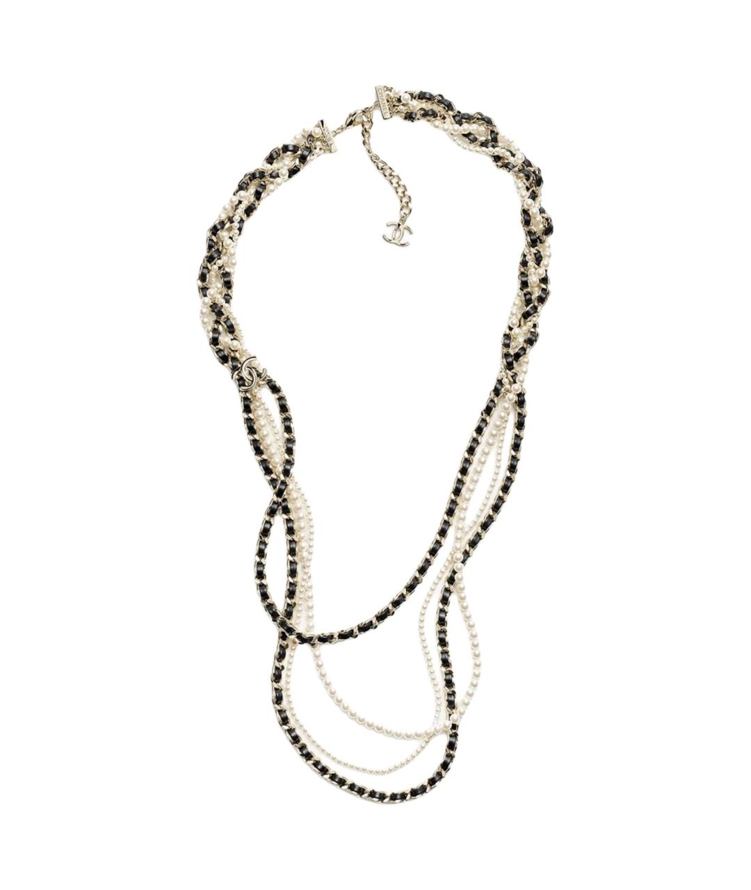 CHANEL Золотое металлическое колье, фото 3