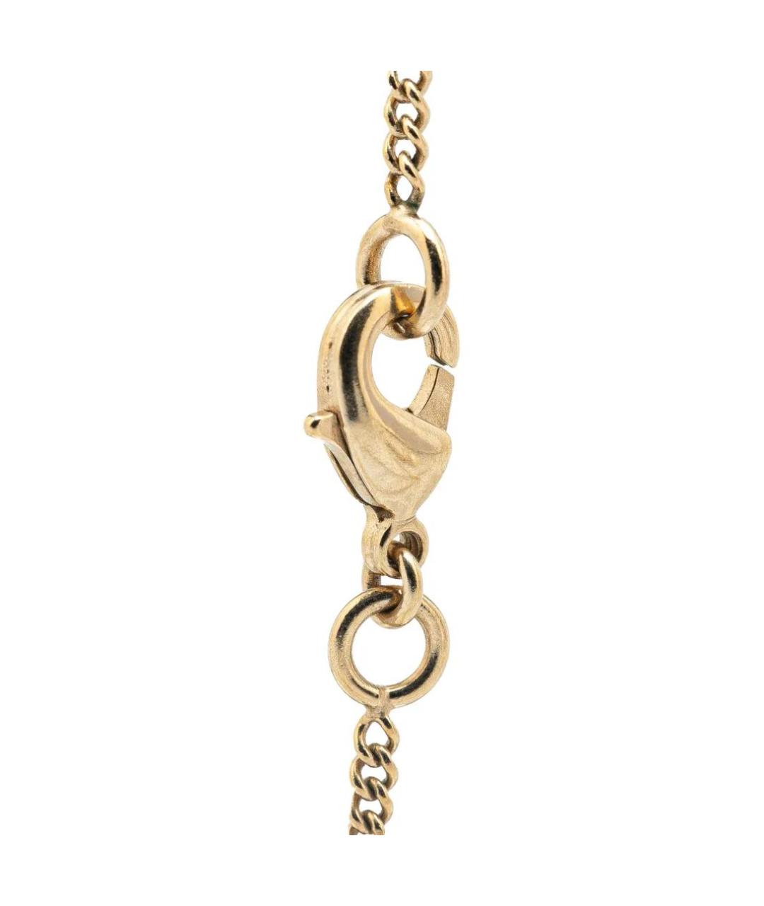 CHANEL Золотая металлическая подвеска, фото 3