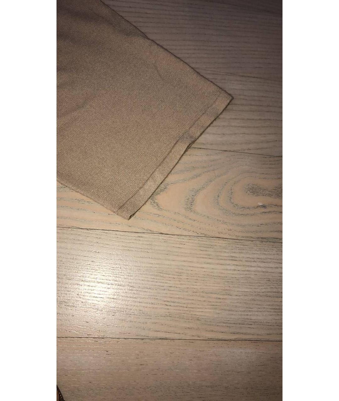 RALPH LAUREN Бежевый кашемировый костюм с юбками, фото 8