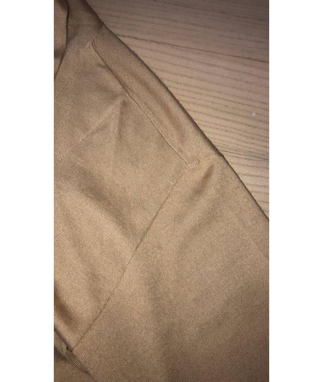 RALPH LAUREN Бежевый кашемировый костюм с юбками, фото 7