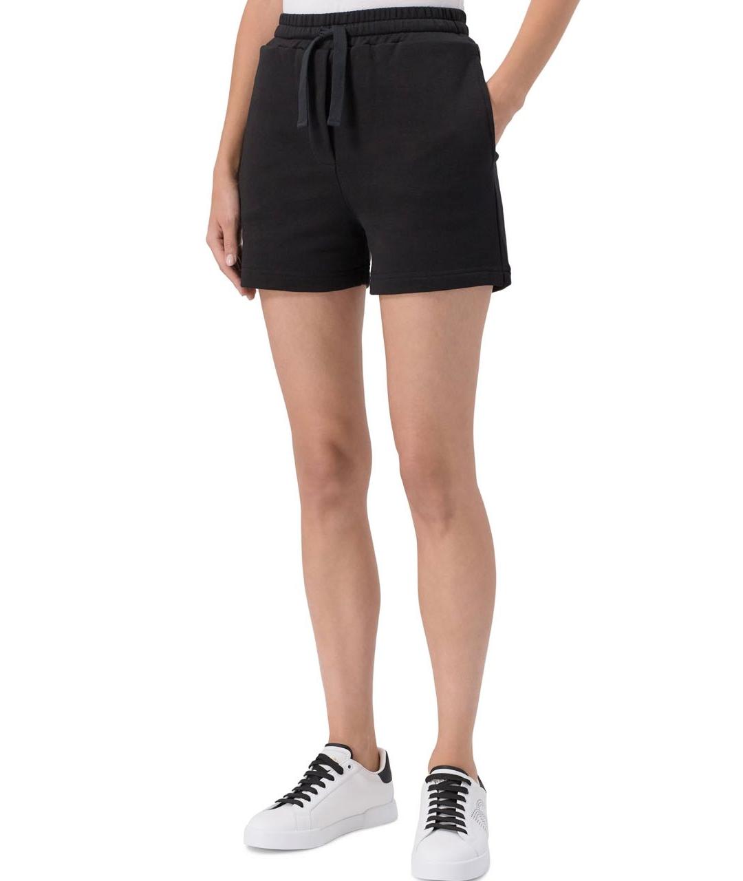 DOLCE&GABBANA Черные хлопковые спортивные брюки и шорты, фото 2