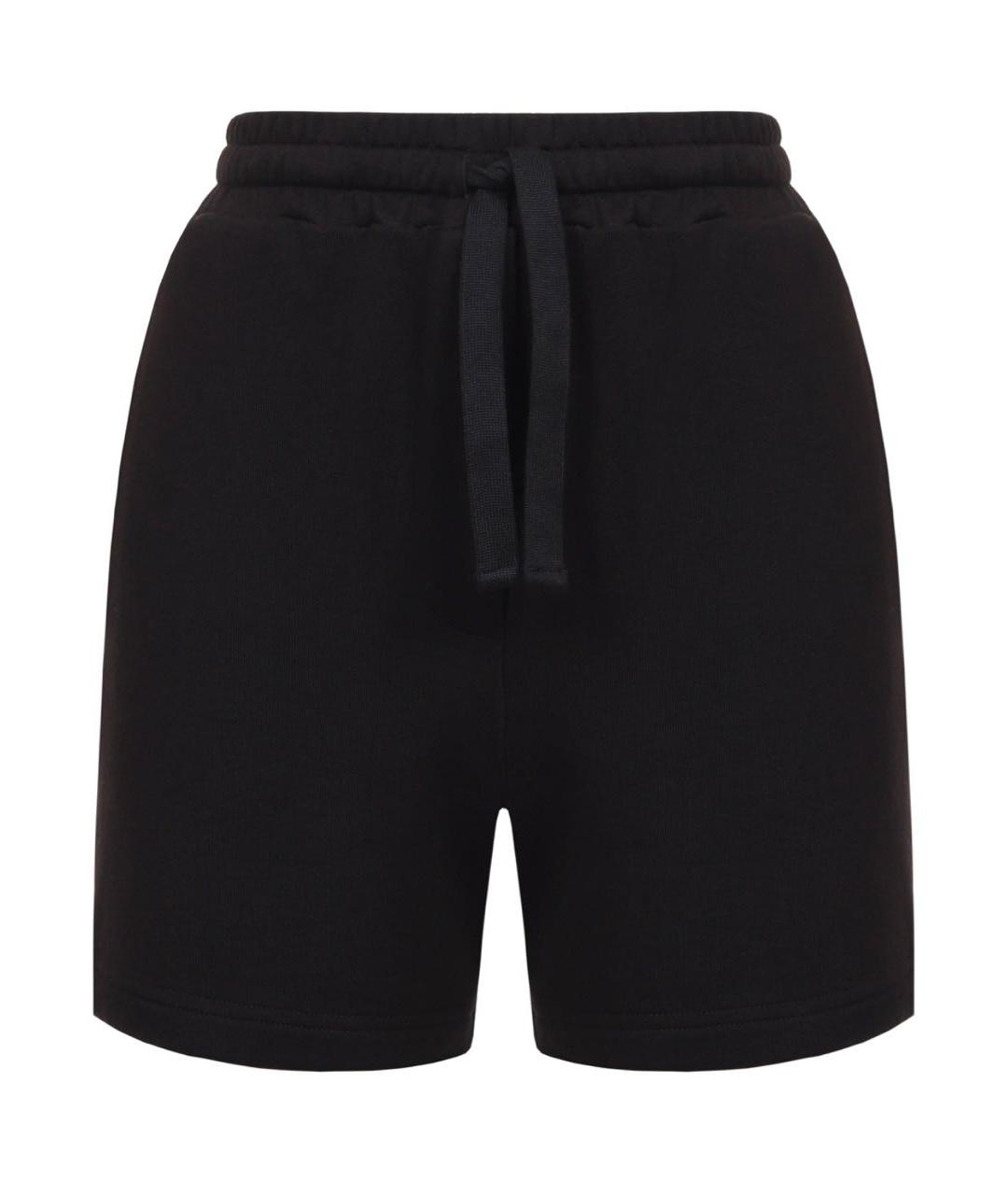 DOLCE&GABBANA Черные хлопковые спортивные брюки и шорты, фото 1