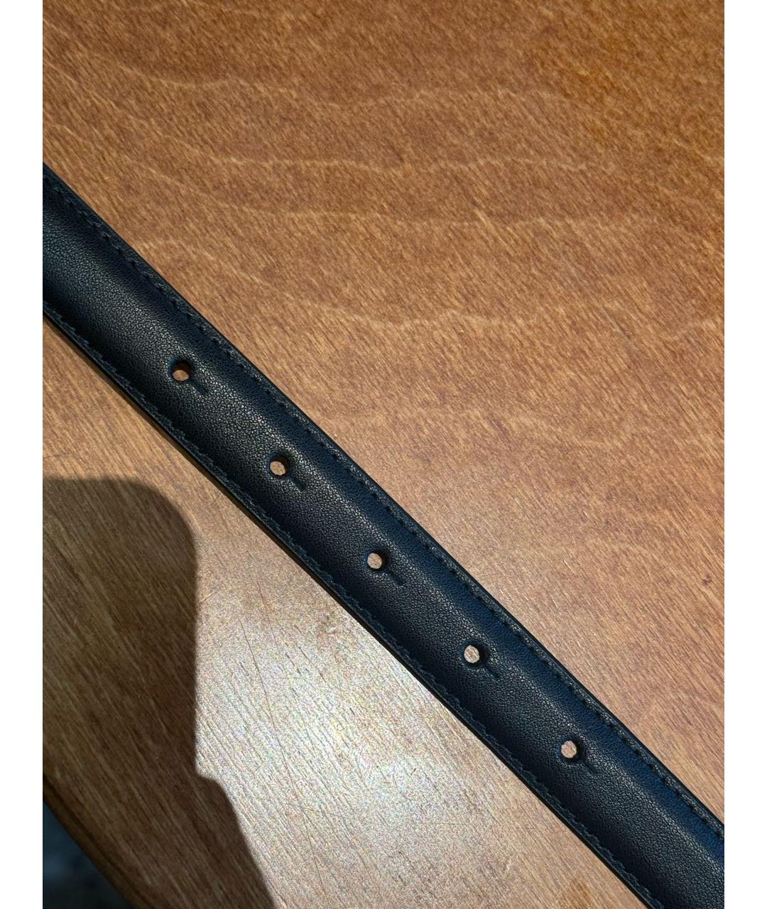 PINKO Черный кожаный ремень, фото 5