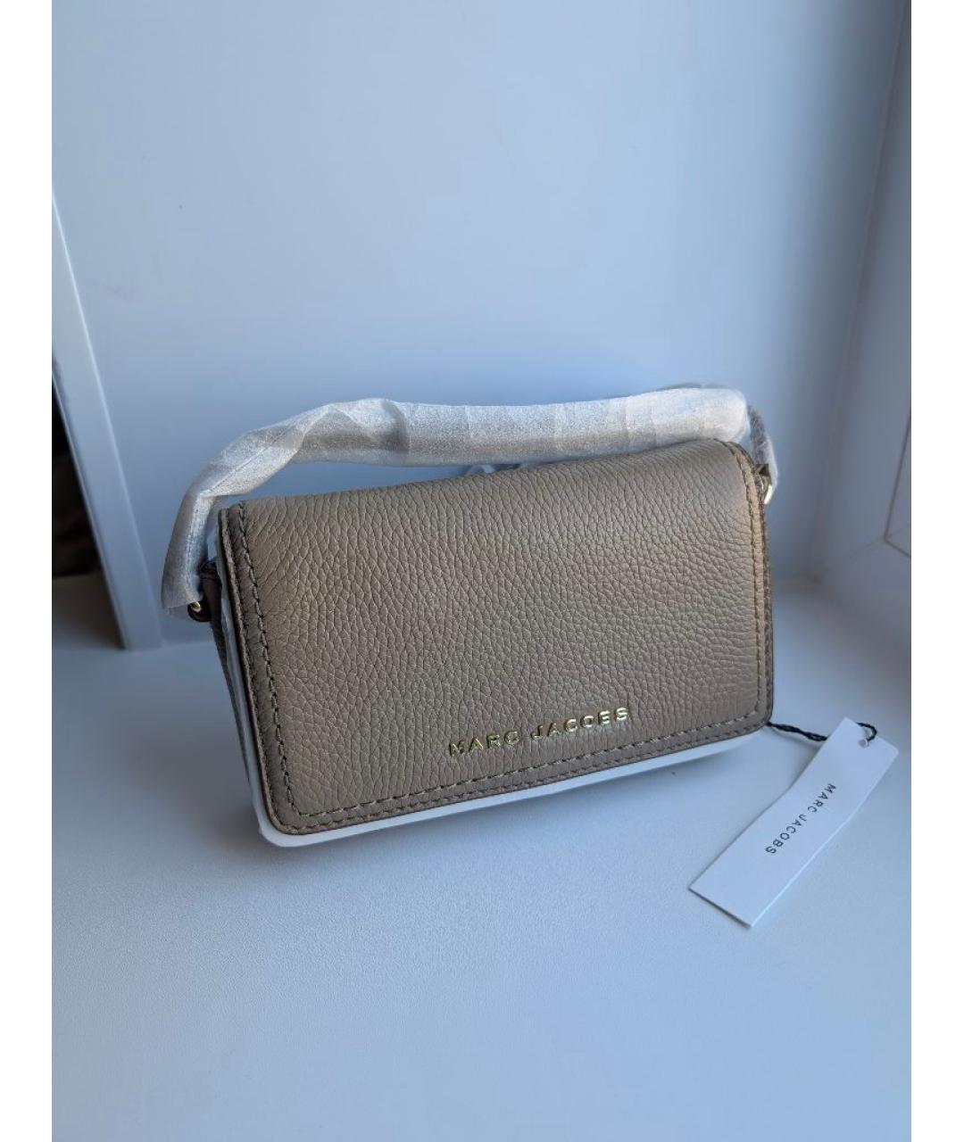 MARC JACOBS Бежевая кожаная сумка через плечо, фото 7