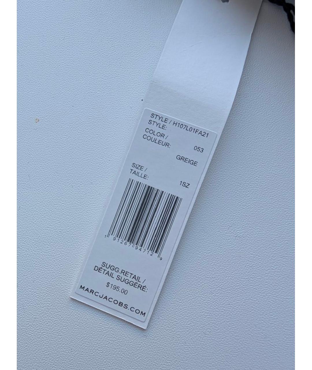 MARC JACOBS Бежевая кожаная сумка через плечо, фото 5