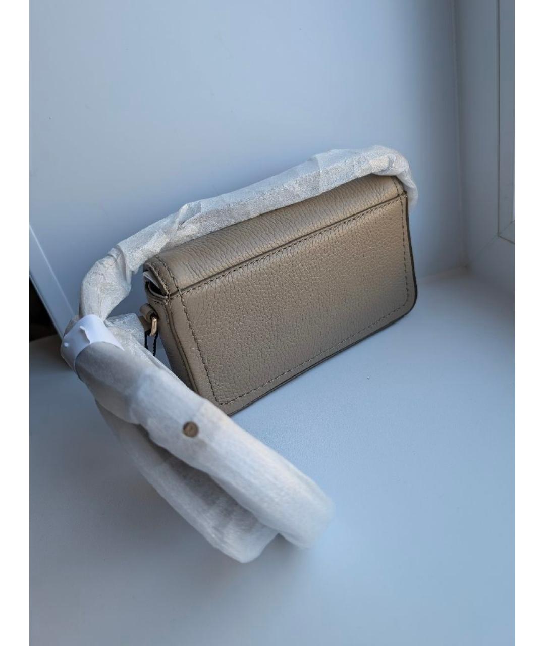 MARC JACOBS Бежевая кожаная сумка через плечо, фото 3