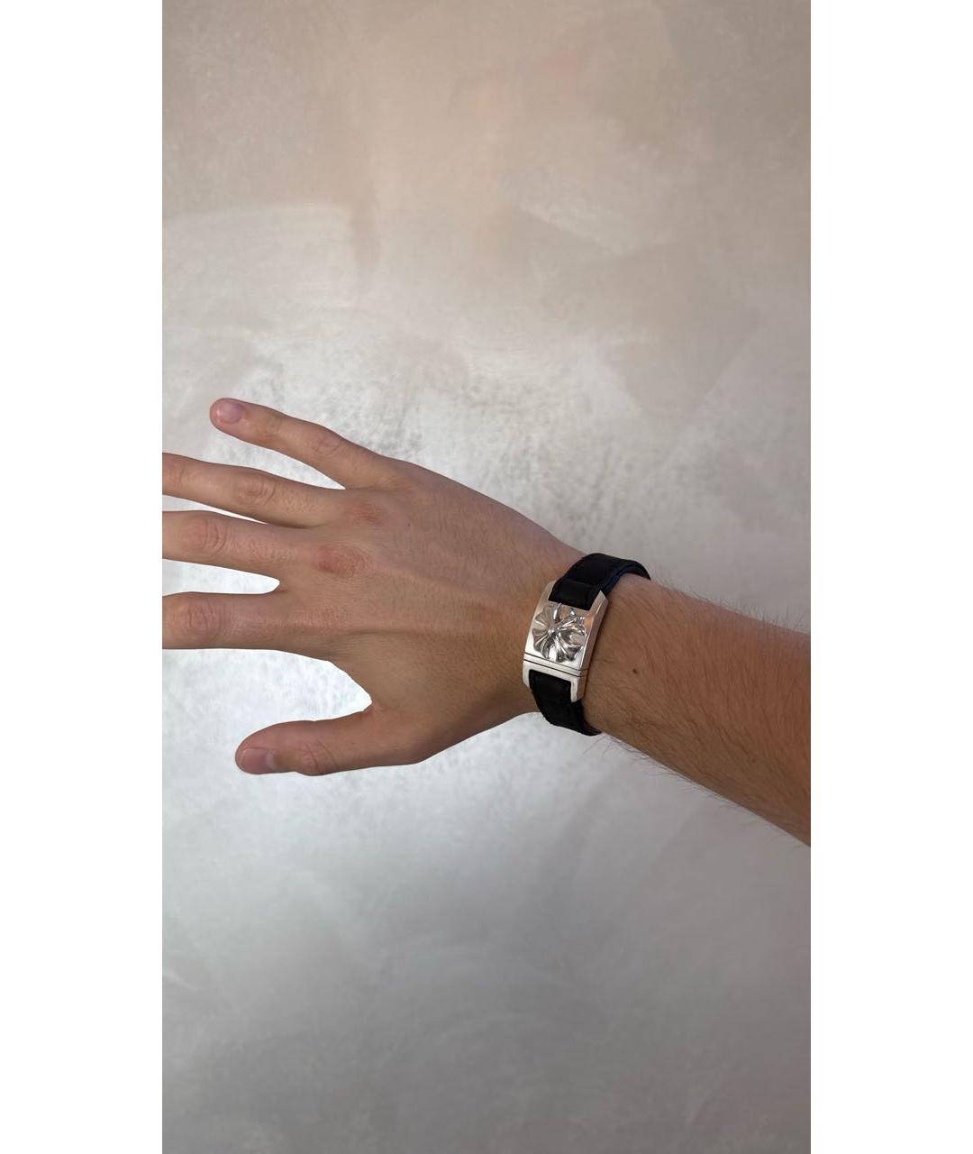 CHROME HEARTS Черный серебряный браслет, фото 2