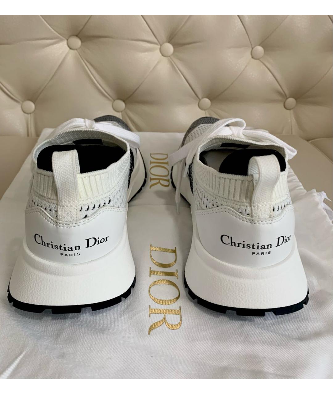 CHRISTIAN DIOR Белые кроссовки, фото 4