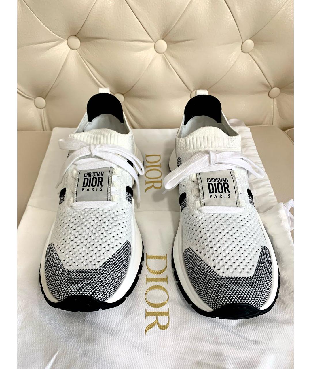 CHRISTIAN DIOR Белые кроссовки, фото 2