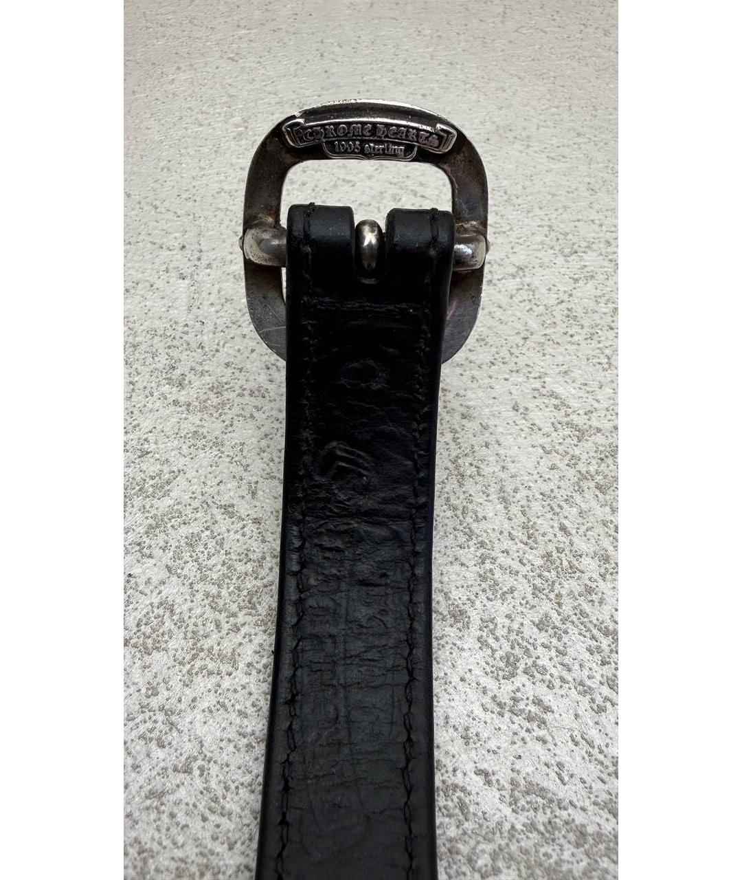 CHROME HEARTS Черный серебряный браслет, фото 3