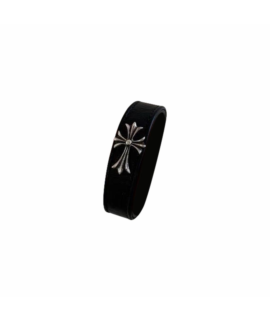 CHROME HEARTS Черный серебряный браслет, фото 1