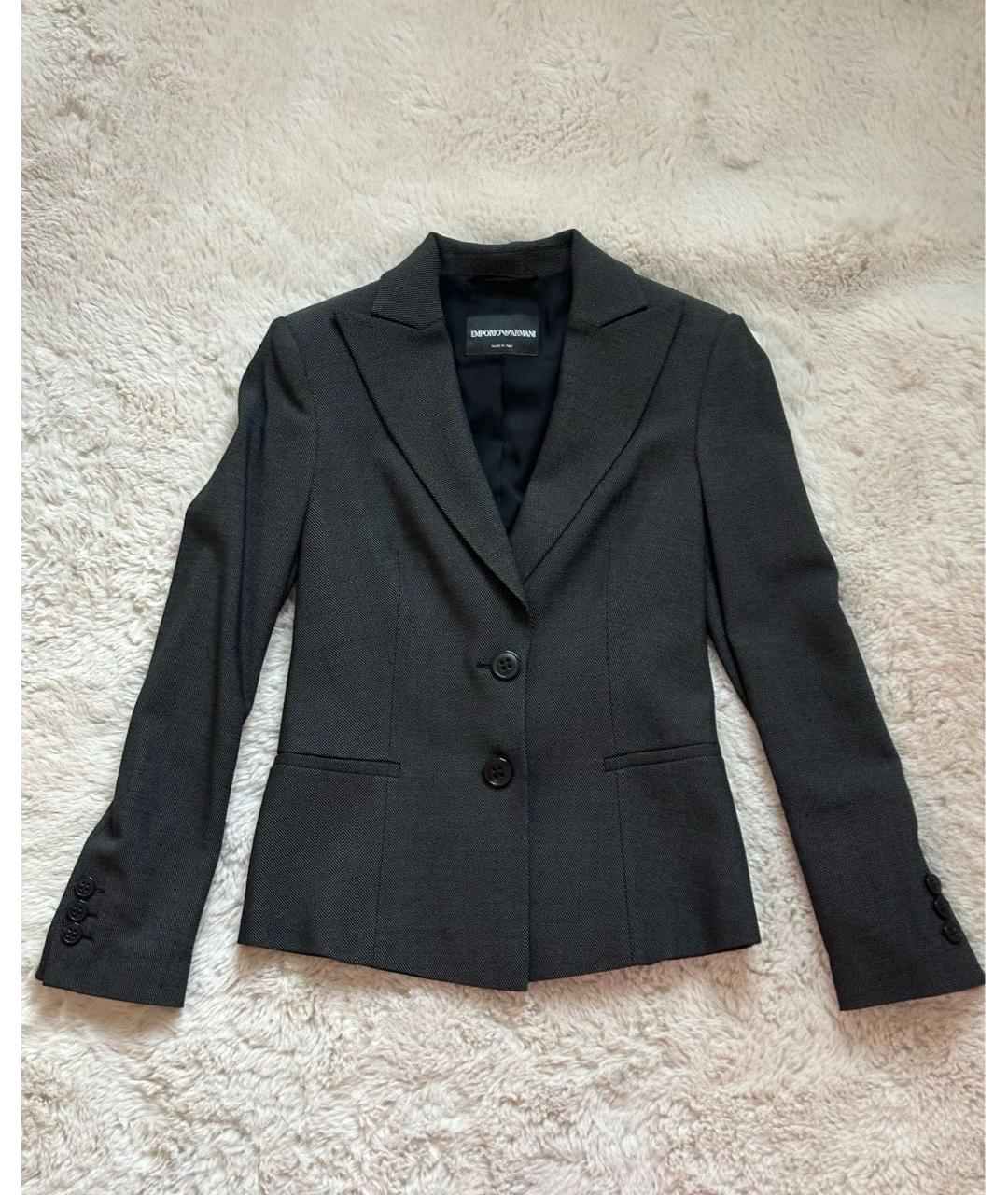 EMPORIO ARMANI Серый жакет/пиджак, фото 2