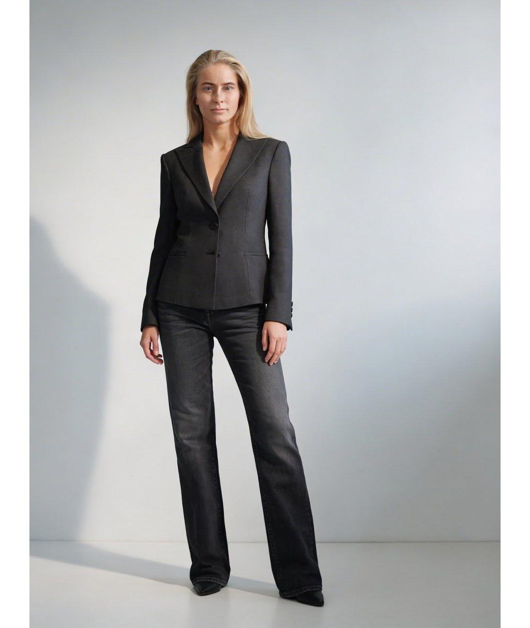 EMPORIO ARMANI Серый жакет/пиджак, фото 7