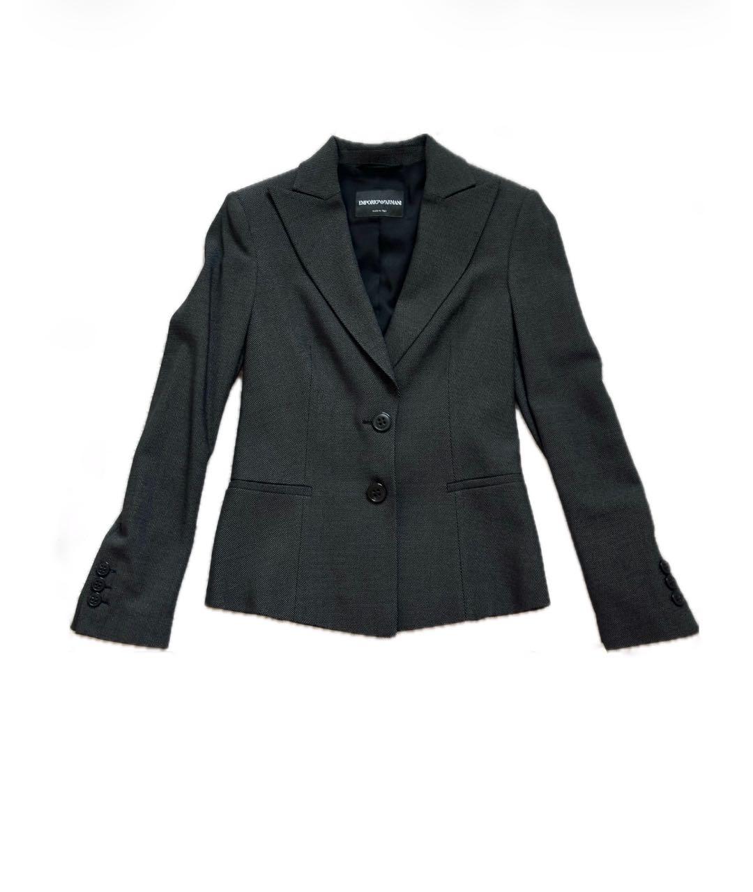 EMPORIO ARMANI Серый жакет/пиджак, фото 9