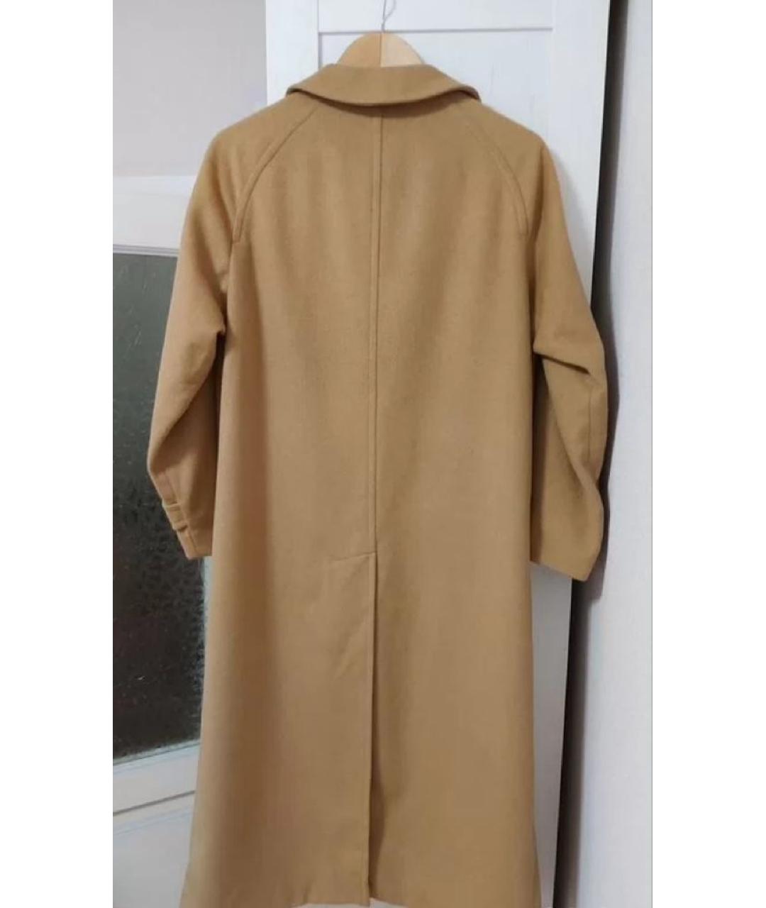 BURBERRY Бежевое шерстяное пальто, фото 2