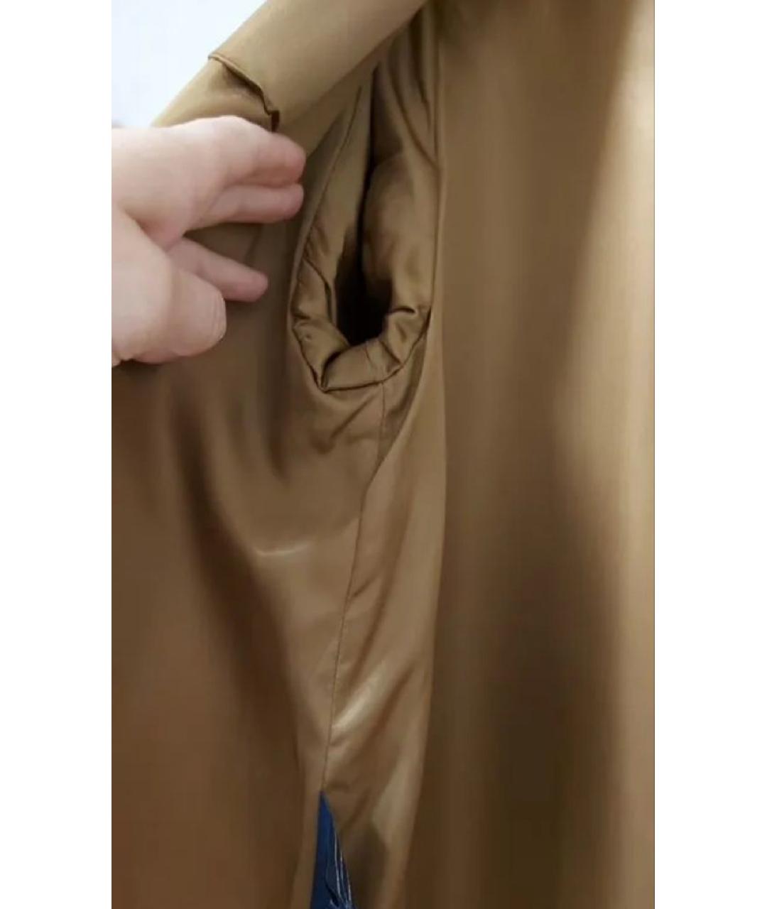 BURBERRY Бежевое шерстяное пальто, фото 6