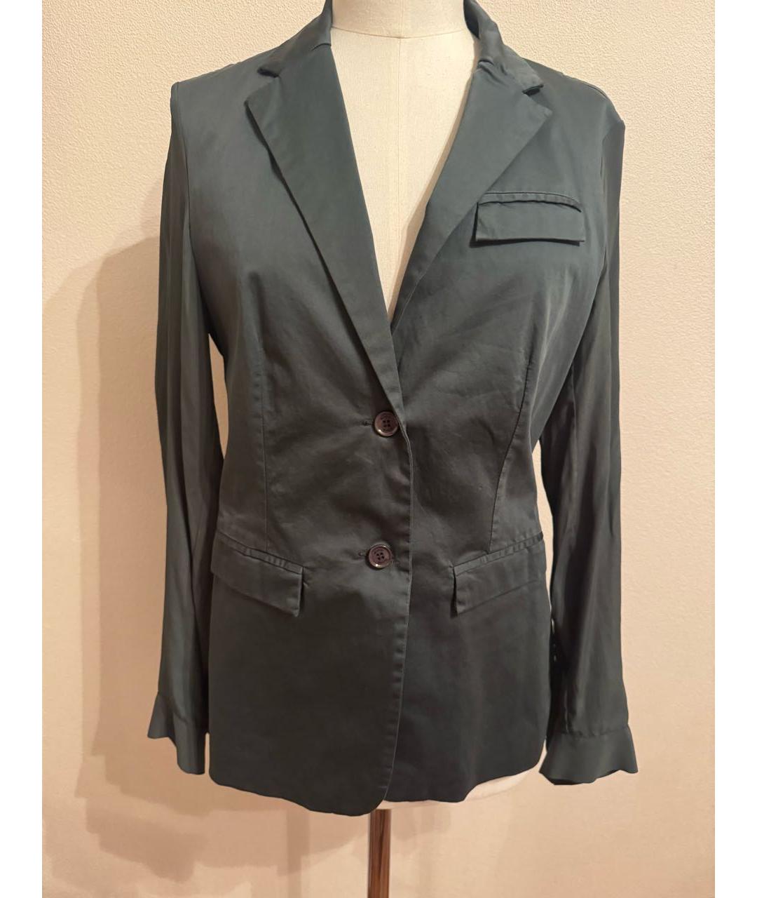 DONDUP Антрацитовый хлопковый жакет/пиджак, фото 9