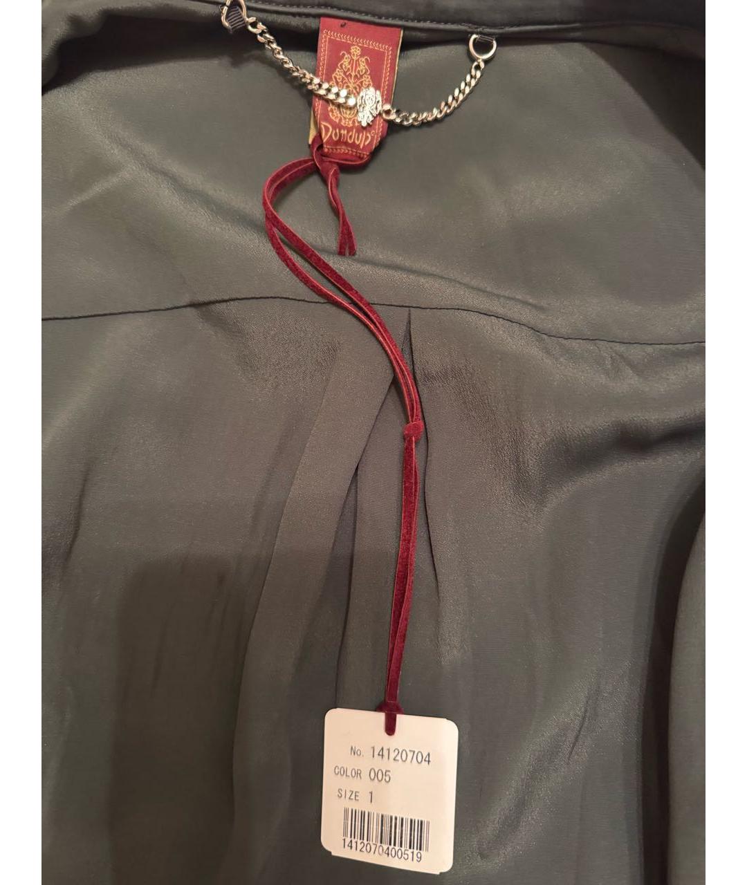 DONDUP Антрацитовый хлопковый жакет/пиджак, фото 3