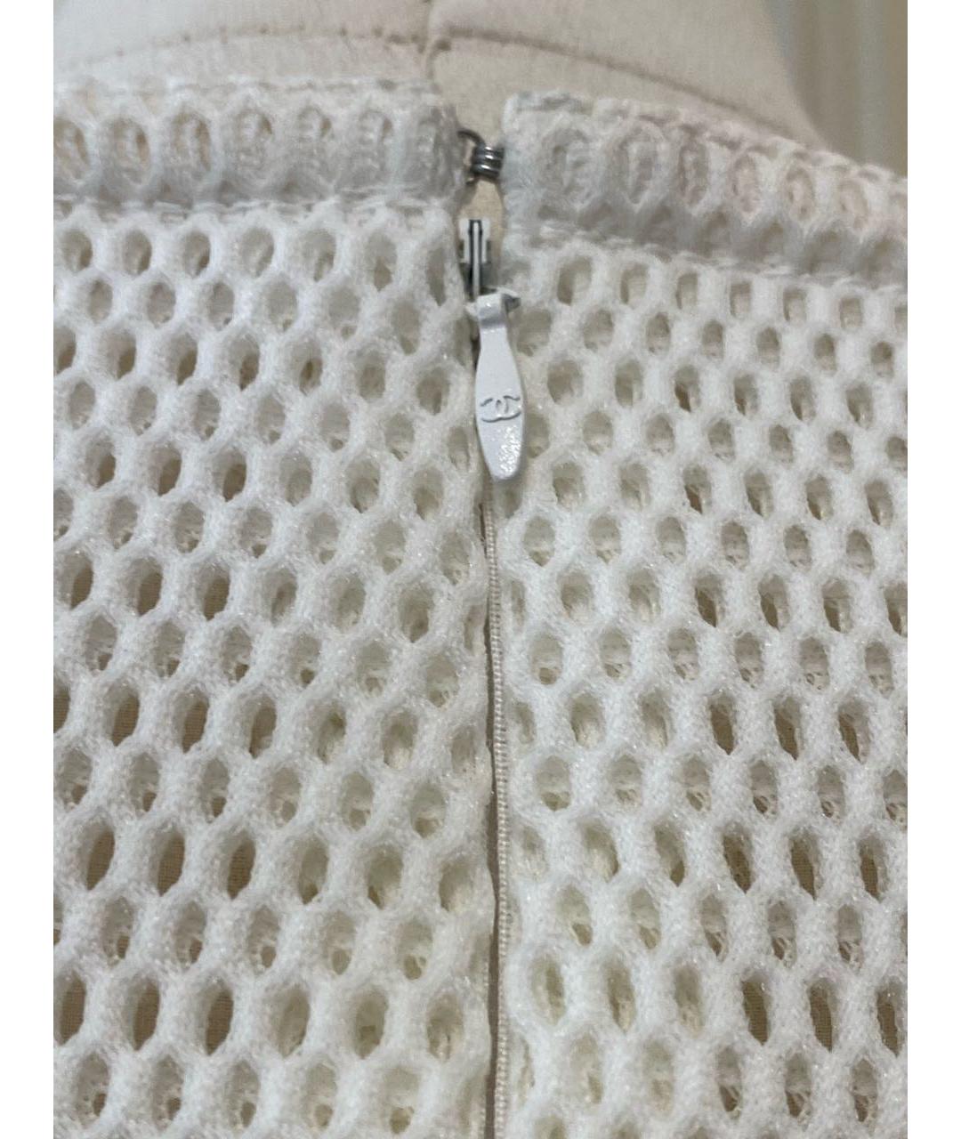 CHANEL Белое повседневное платье, фото 6