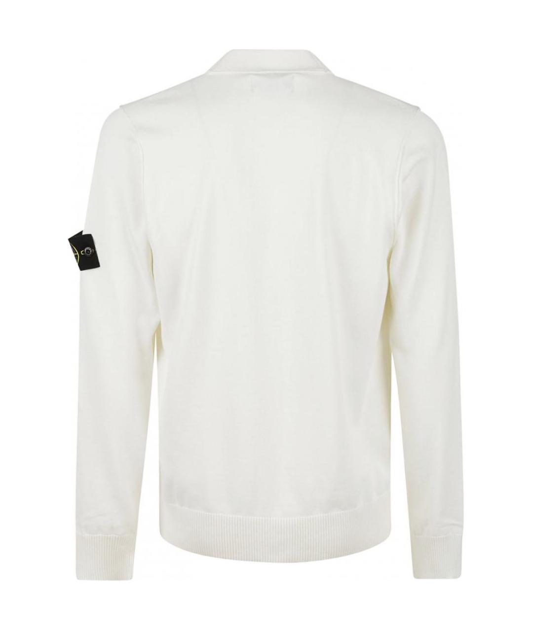 STONE ISLAND Белый кардиган, фото 2