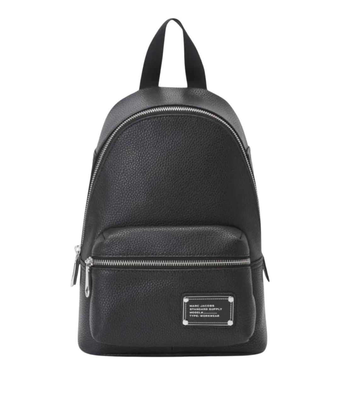 MARC JACOBS Черный кожаный рюкзак, фото 1