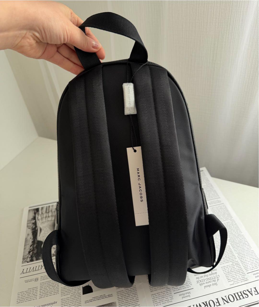 MARC JACOBS Черный кожаный рюкзак, фото 3