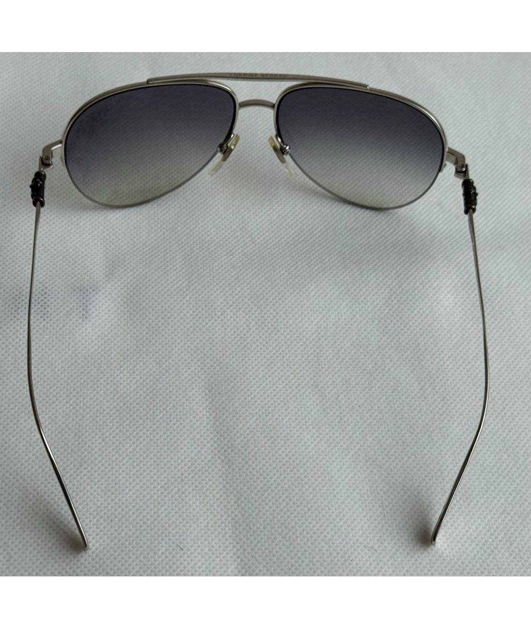 CHROME HEARTS Серебряные металлические солнцезащитные очки, фото 5