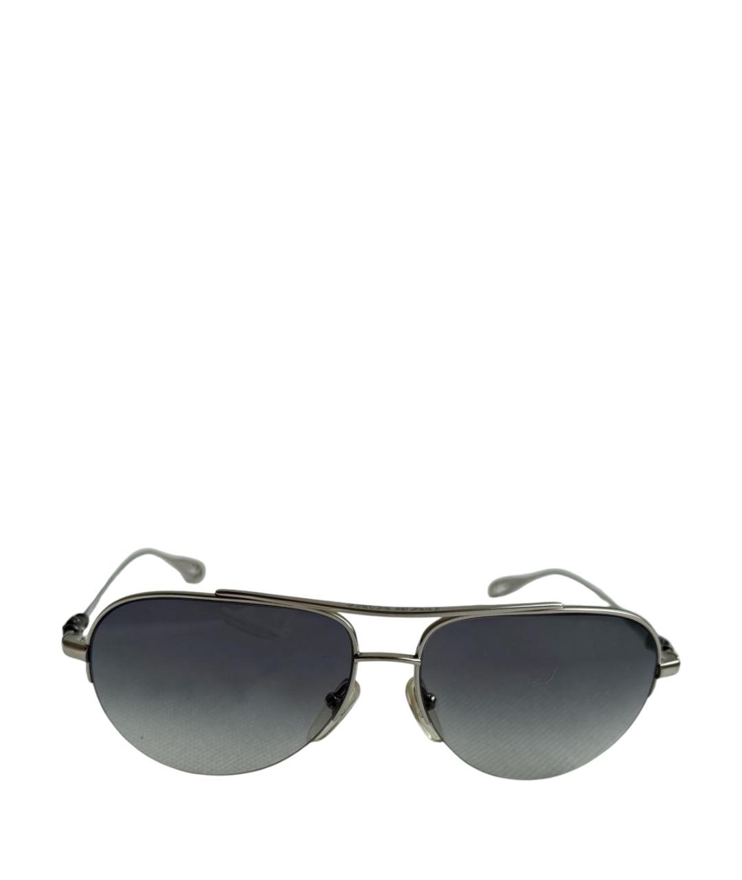 CHROME HEARTS Серебряные металлические солнцезащитные очки, фото 1