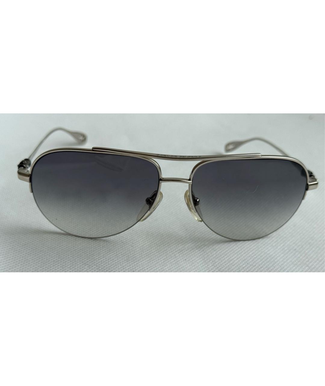 CHROME HEARTS Серебряные металлические солнцезащитные очки, фото 9