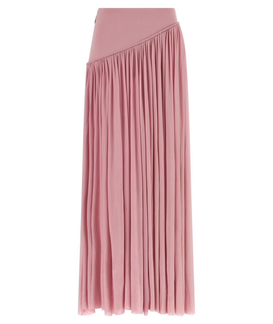 ZIMMERMANN Розовая вискозная юбка макси, фото 1