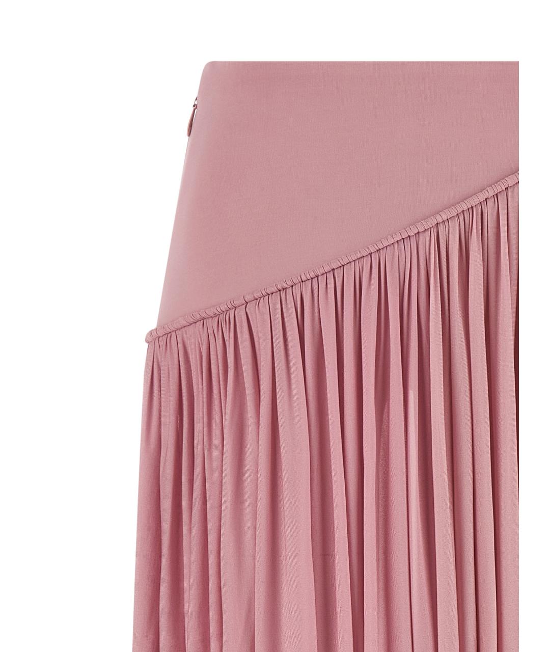 ZIMMERMANN Розовая вискозная юбка макси, фото 3