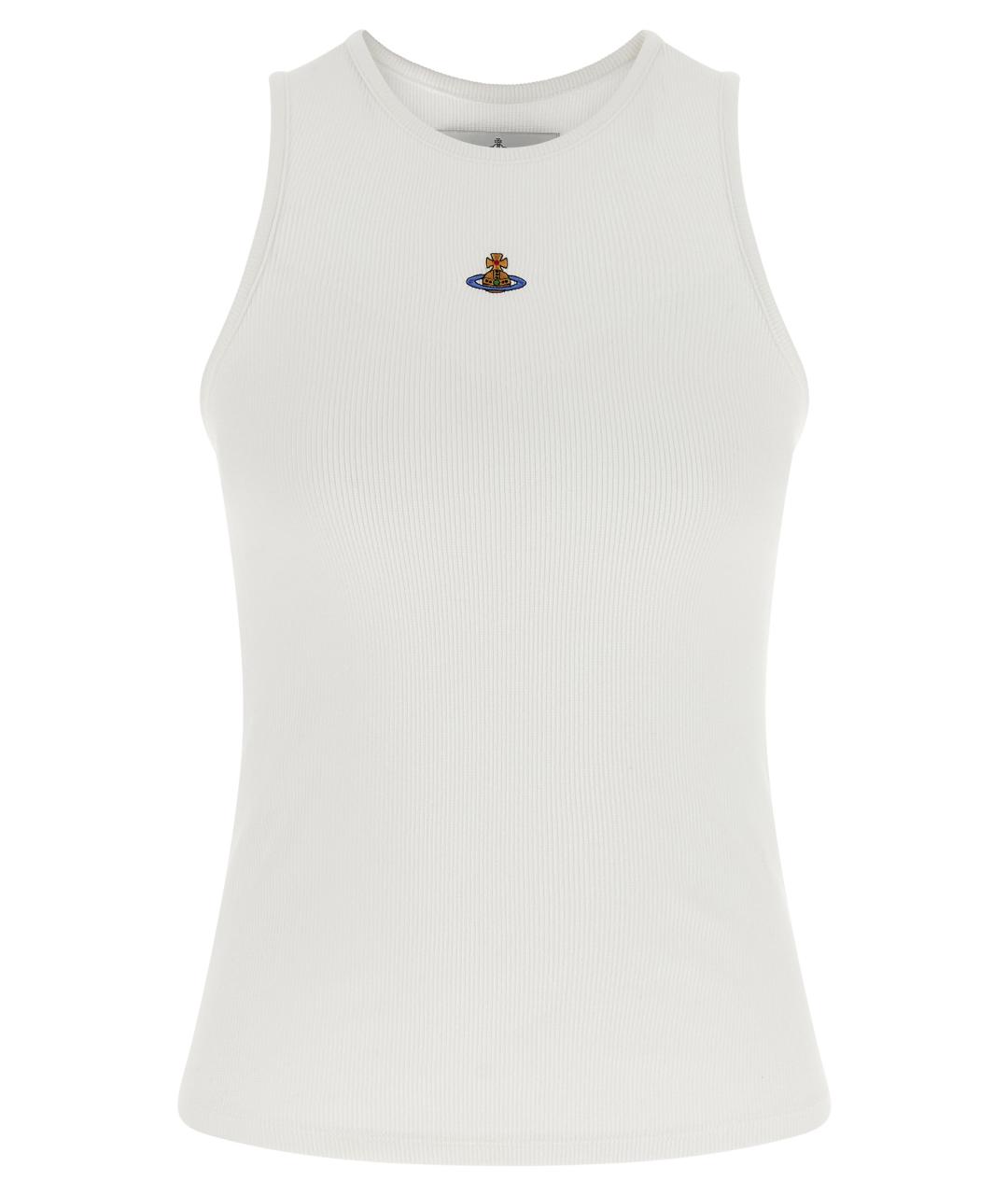 VIVIENNE WESTWOOD Белая хлопковая майка, фото 1