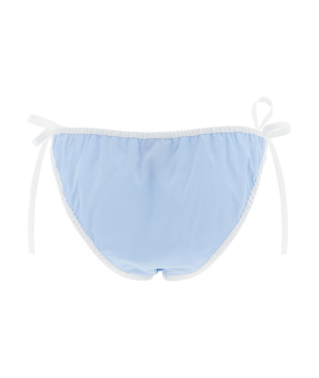 MIU MIU Голубой хлопковый купальник, фото 2