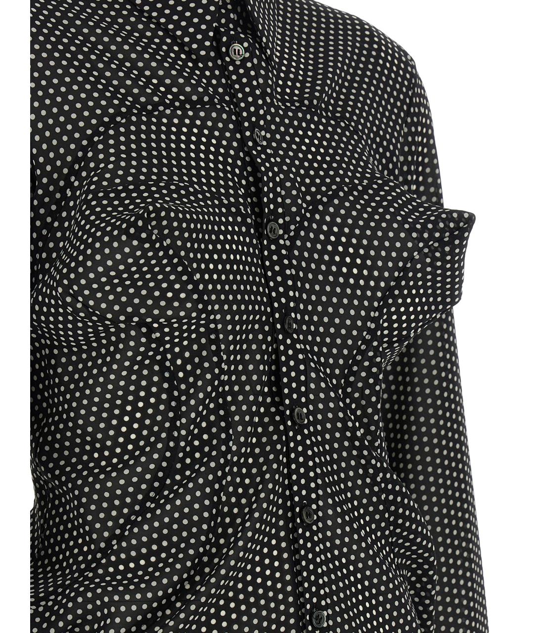 JUNYA WATANABE Черная полиэстеровая рубашка, фото 5