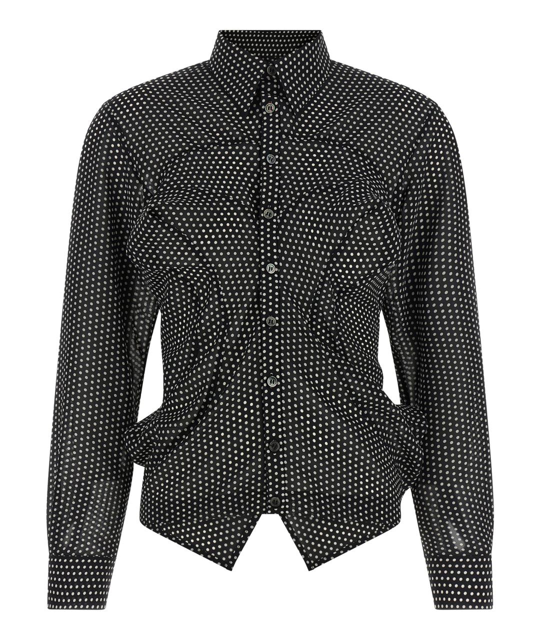 JUNYA WATANABE Черная полиэстеровая рубашка, фото 1