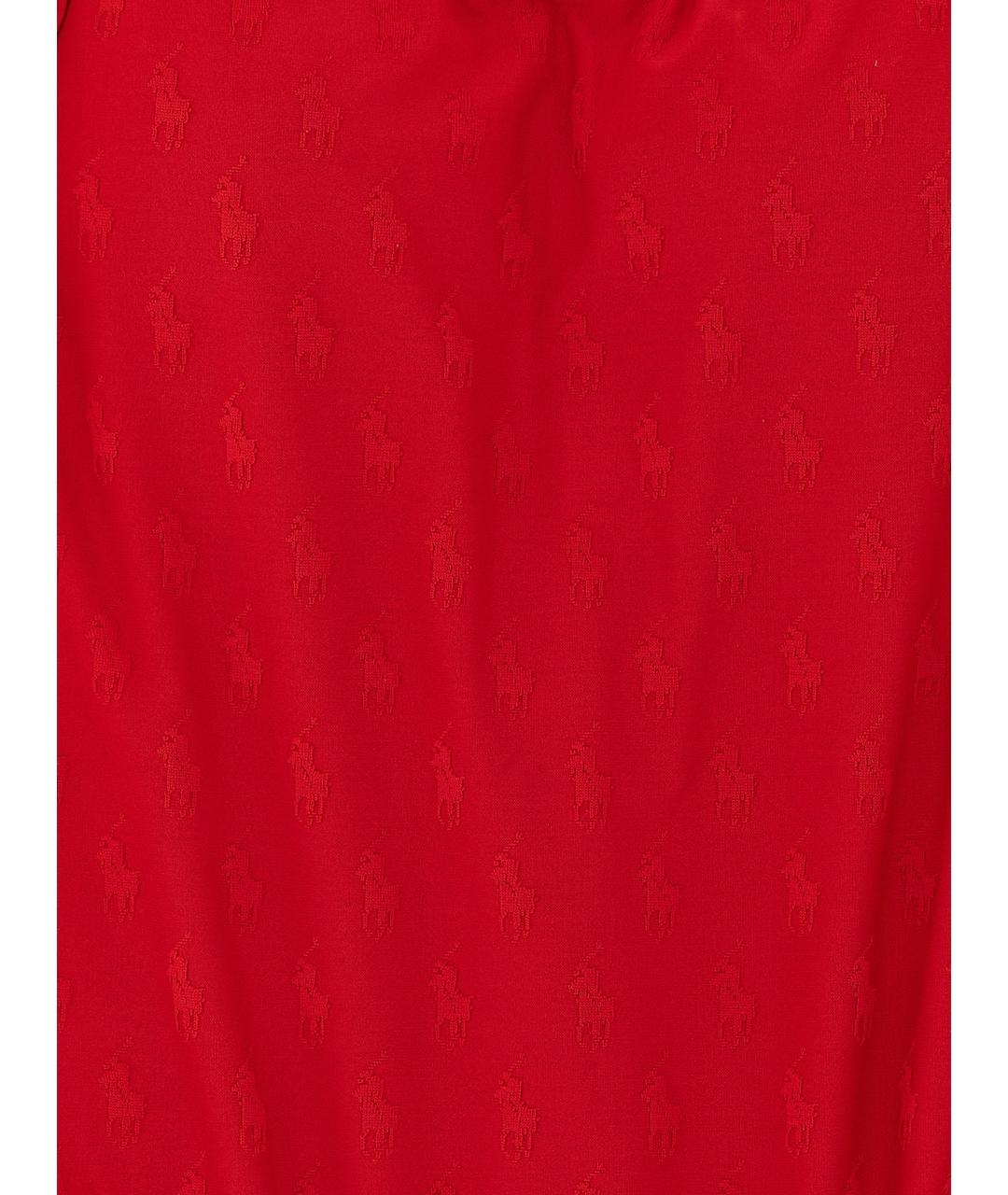 POLO RALPH LAUREN Красный полиэстеровый купальник, фото 3