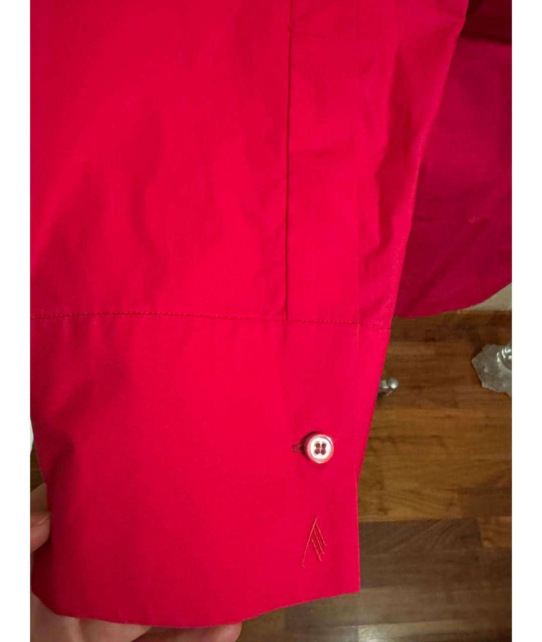 THE ATTICO Фуксия хлопковая рубашка, фото 4