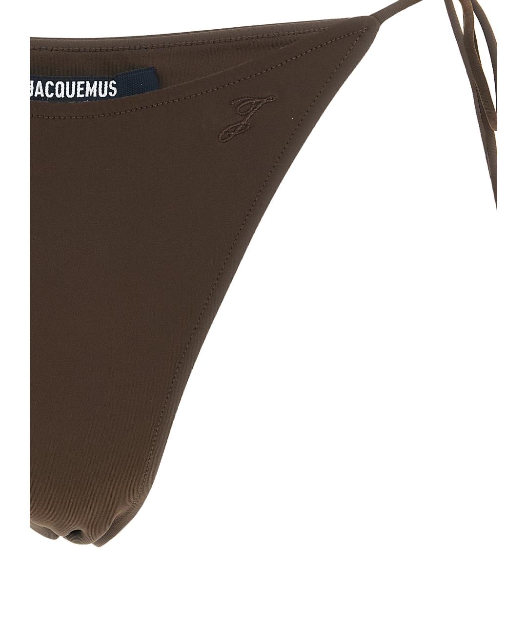 JACQUEMUS Коричневый полиамидовый купальник, фото 3