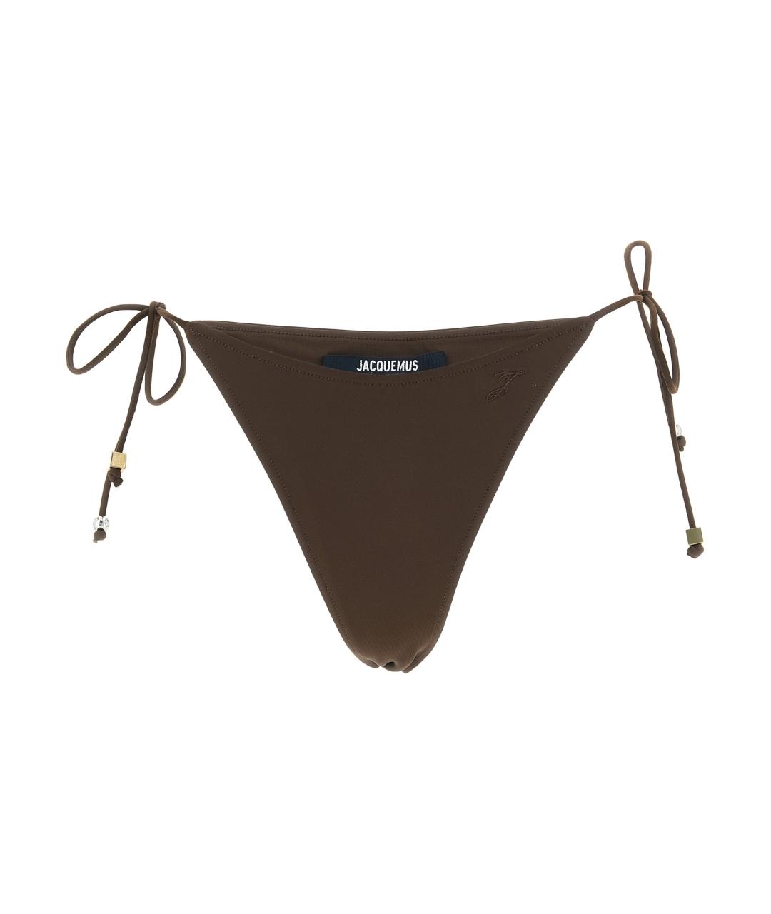 JACQUEMUS Коричневый полиамидовый купальник, фото 1